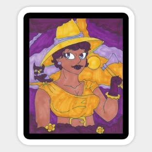 Woodland Witch Sticker